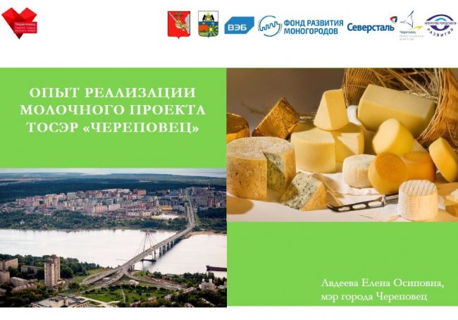 Опыт реализации молочного проекта ТОСЭР Череповец. Презентация Елены Авдеевой Опыт реализации молочного проекта ТОСЭР Череповец. Презентация Елены Авдеевой